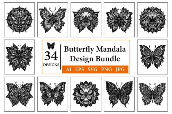 Butterfly Coloring Pages Bundle