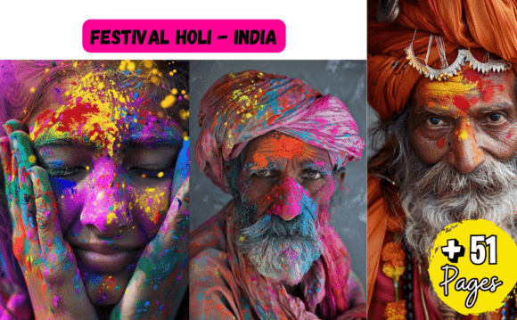 FESTIVAL HOLI - INDIA Graphics & Illustrations