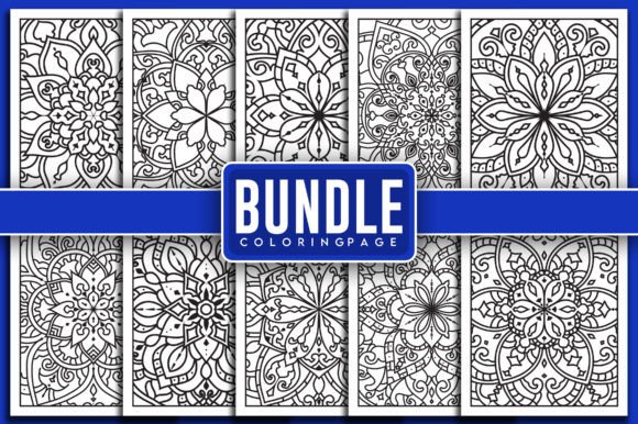 Mega Mandala Bundle Coloring Page