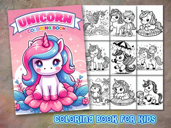 Unicorn Coloring Pages & Graphics